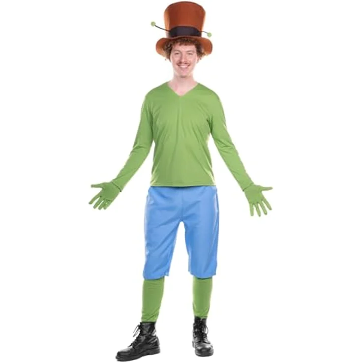 Maskworld Flip Grashüpfer Kostüm - Biene Maja Tierkostüm - Größe: XXL - Offizielles Lizenzprodukt - Karneval, Halloween & Motto-Party – Bild 4