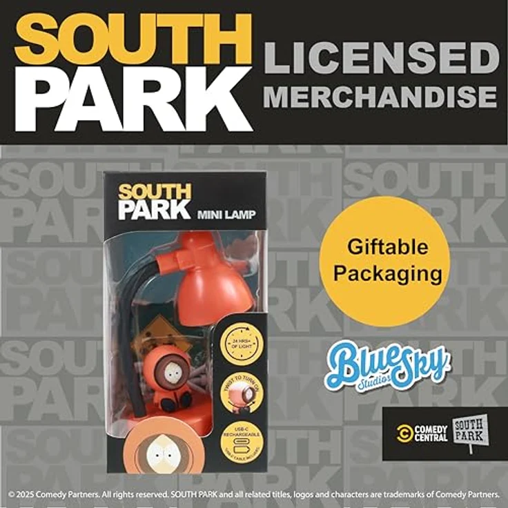 BlueSkyStudios South Park Mini Tischlampe, LED mit Kenny Figur, 11 cm, USB-C, offizielle Lizenzierung – Bild 6