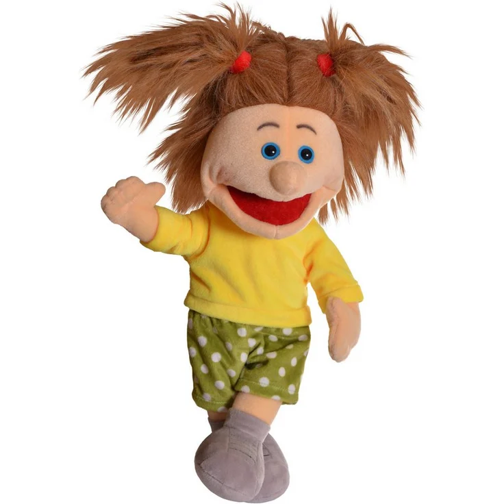 Living Puppets Handpuppe Hanne W896, 35 cm menschliche Handpuppe, liebenswert und handlich