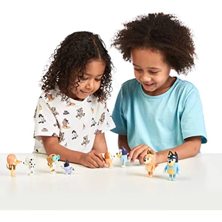 Bluey Blueys 8er-Figurenpack Familie und Freunde: 6,3–7,6 cm große Figuren mit beweglichen Gelenken, 8er-Pack, offizieller Sammelartikel – Bild 5