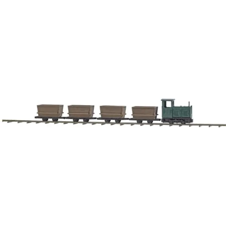 Busch 8071 N Feldbahn-Set «Torfladung», Modelleisenbahn-Starterset mit 1 Stück