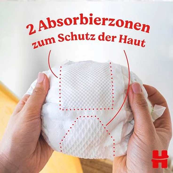 HUGGIES Windeln Extra Care Babywindeln Disney-Design Größe 4, 120 Windeln - 4-in-1 Hautpflege, dermatologisch getestet, mit Nässeindikator, Winnie Puuh Designs – Bild 3