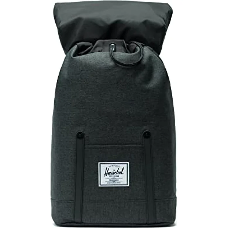Herschel Retreat Backpack Laptop Rucksack Trekkingrucksack 10066 Black Crosshatch/Black – Bild 3