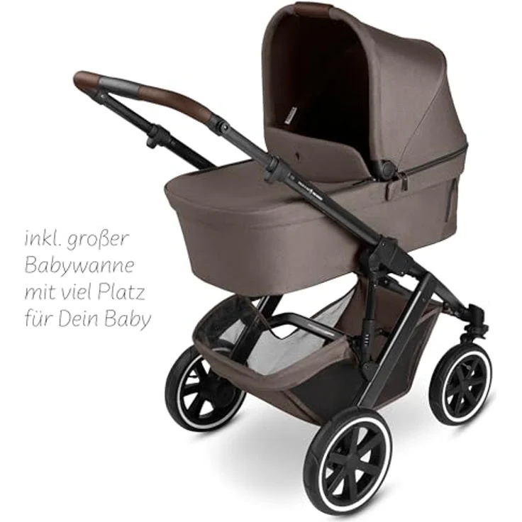 ABC Design Kombi-Kinderwagen Salsa 5 Air - Pure - Nature, inkl. Gratis Mobilitätsgarantie – Bild 3