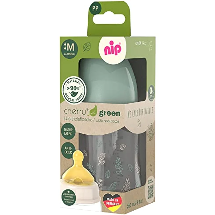 Cherry Green Weithalsflasche 260ml türkis – Bild 2