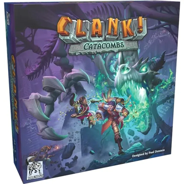 Renegade Game Studios Clank! Catacombs, eigenständiges Deck-Building Brettspiel mit einzigartigem Verlies-Design und neuem Dungeon-Deck