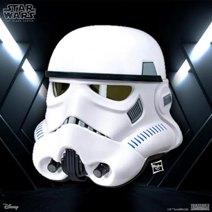 Hasbro Stormtrooper Helm, 1:1 Replika aus Rogue One: A Star Wars Story, elektronisch mit Stimmverzerrung, Weiß, One Size – Bild 8