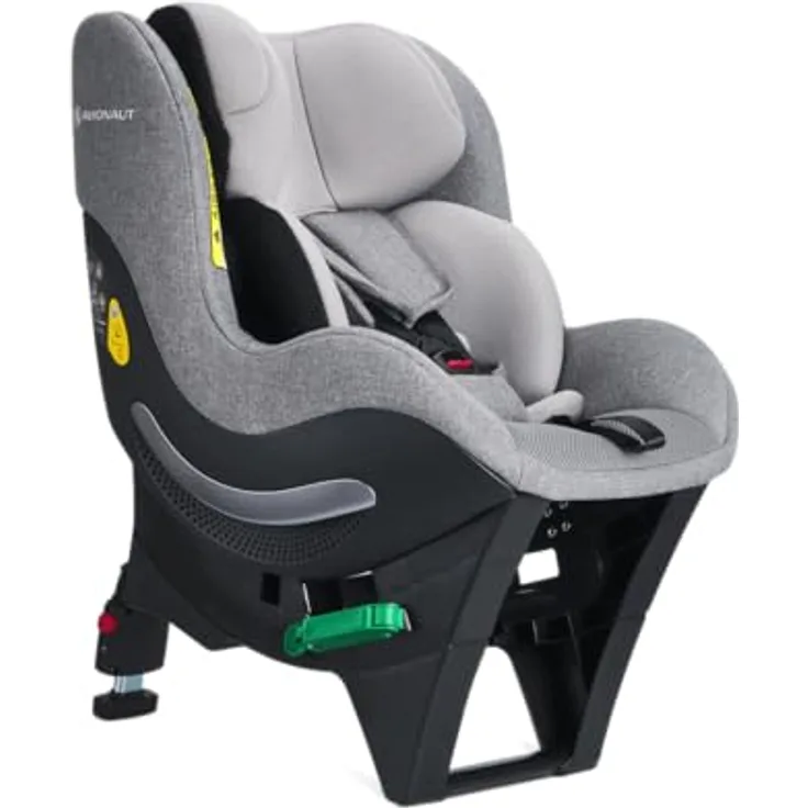 Avionaut Sky AirFlow Reboard Kindersitz (0-25 kg), sicherer Autositz mit AirFlow-Polsterung, Grau