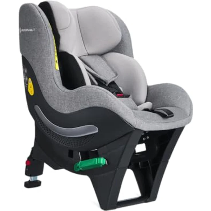 Avionaut Sky AirFlow Reboard Kindersitz (0-25 kg), sicherer Autositz mit AirFlow-Polsterung, Grau – Bild 1