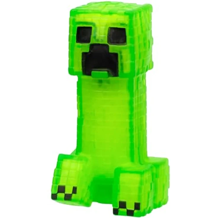 Moose Toys Heroes of Goo Jit Zu – Minecraft-Held – Creeper, dehnbare Figur bis 50 cm mit knirschender Glibberfüllung und Schießpulver-Element – Bild 5