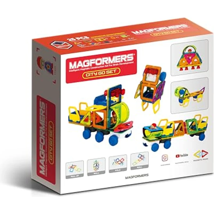 MAGFORMERS City Go Set, Magnetbaukästen von MAGFORMERS – Bild 3