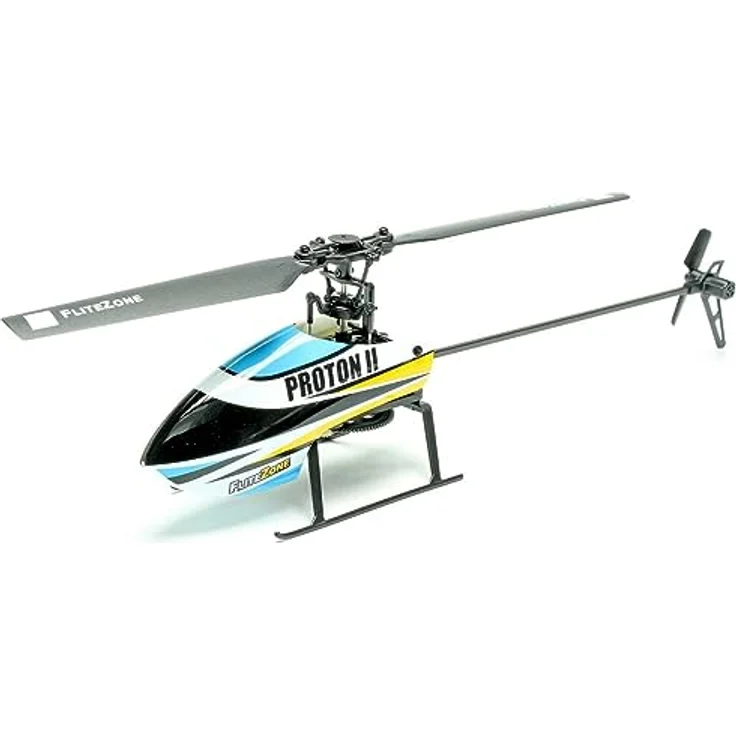Pichler Modellbau Proton II RC-Helikopter Helicopter RTF mit Kunstflugfiguren auf Knopfdruck, blau – Bild 2