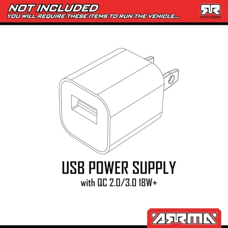 Arrma RC-Monstertruck Arrma Gorgon 4x2 Mega 550 Monstertruck RTR 1:10 mit Akku, Lader, Rot – Bild 2