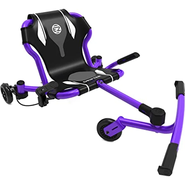 EzyRoller Drifter X Trike, Dreirad Drift Kinderfahrzeug für draußen, geeignet für 6 - 14 Jahre, lila – Bild 1