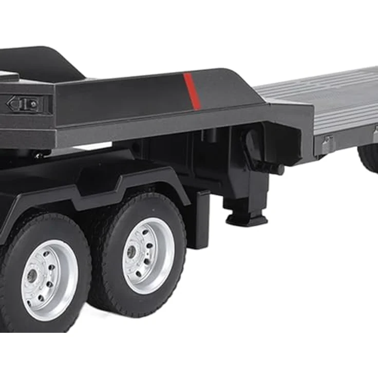 COIL RC-LKW Autotransporter Modell 1318, Ferngesteuerter Abschleppwagen im Maßstab 1:18 mit Licht und Sound, Frequenz 2,4 GHz, grau – Bild 5