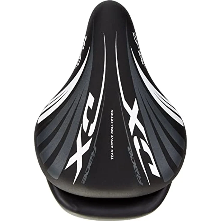 XLC SA-C03 Unisex Jugend Kinder-Sattel, grau, Satteldecke aus Vinyl, Stahlgestell, inkl. Stütze 25,4 mm – Bild 2