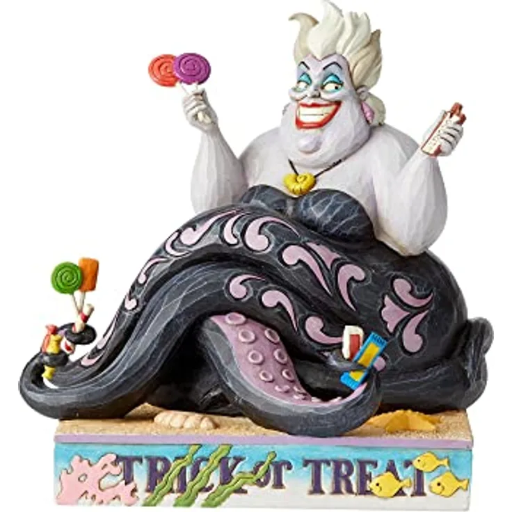 ENESCO Disney Figur - Die kleine Meerjungfrau: Ursula, handbemalt aus Kunstharz, Sammelfigur