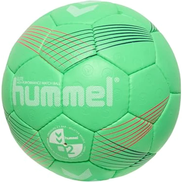 hummel Handball Elite Hb Erwachsene Größe 3, High Performance Match Ball mit Air-Touch-Schaum in PU, geeignet für Kunstharz, Blau – Bild 3
