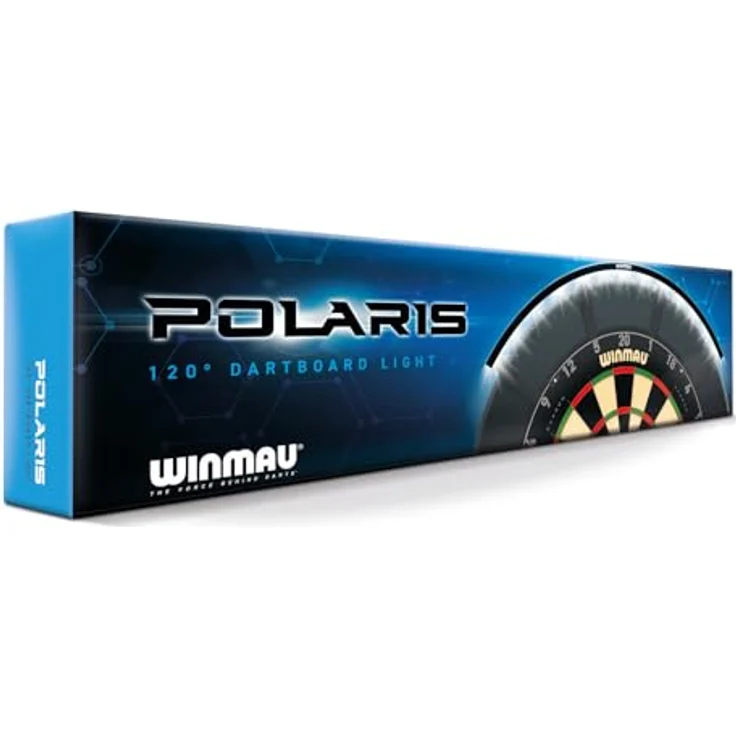WINMAU Polaris 120° Dartboard Light, universelle Montage, leicht und diskret, für optimale Dartsichtbarkeit – Bild 5