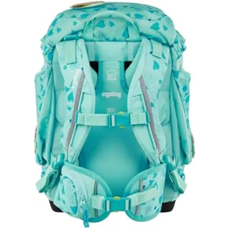 ergobag Pack Set, ergonomischer Schulranzen 6-teilig für 1. Klasse, flexibles Tragesystem, wasserdicht und individuell gestaltbar – Bild 5