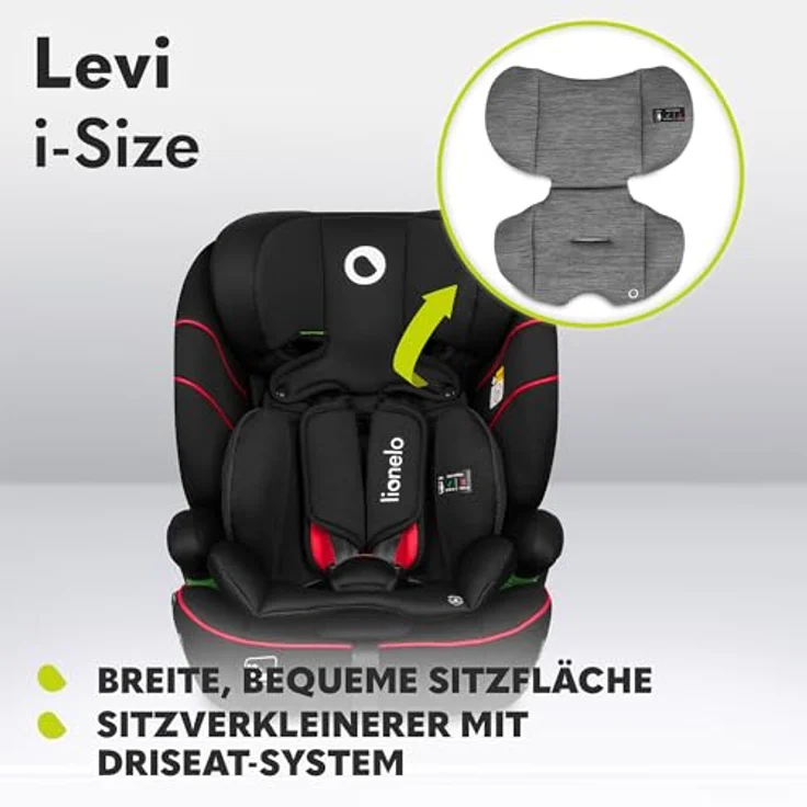 lionelo Autokindersitz LEVI I-SIZE, i-Size, universell passend, passt in alle Autos – Bild 7