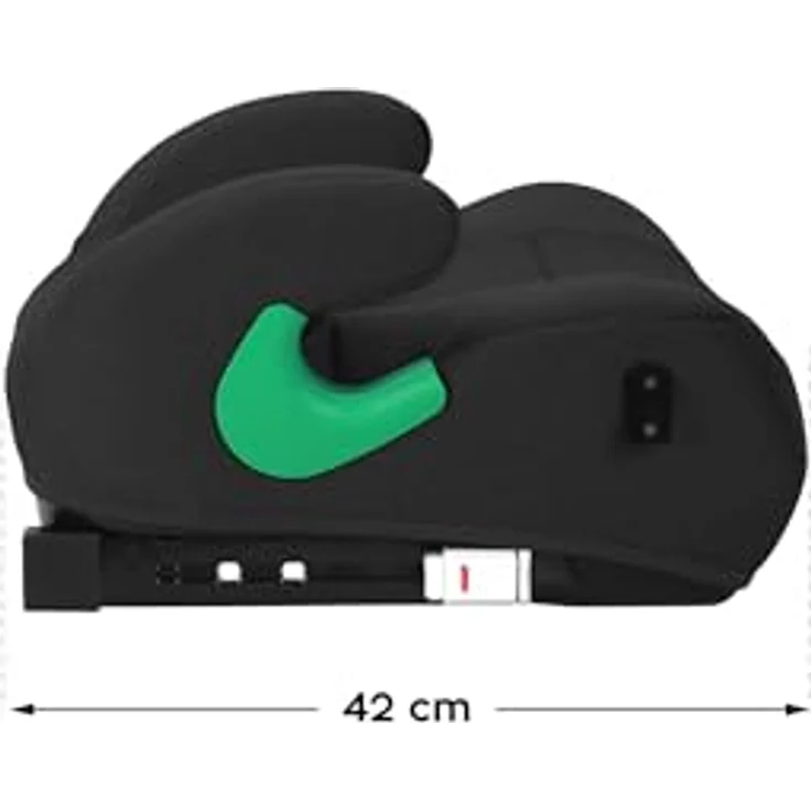 Tulano Cabby 35, Kindersitz Schwarz mit ECE R129/03 i-Size Zulassung, ISOFIX & Autogurtbefestigung, abnehmbare Polsterung, breitere Armlehnen – Bild 9