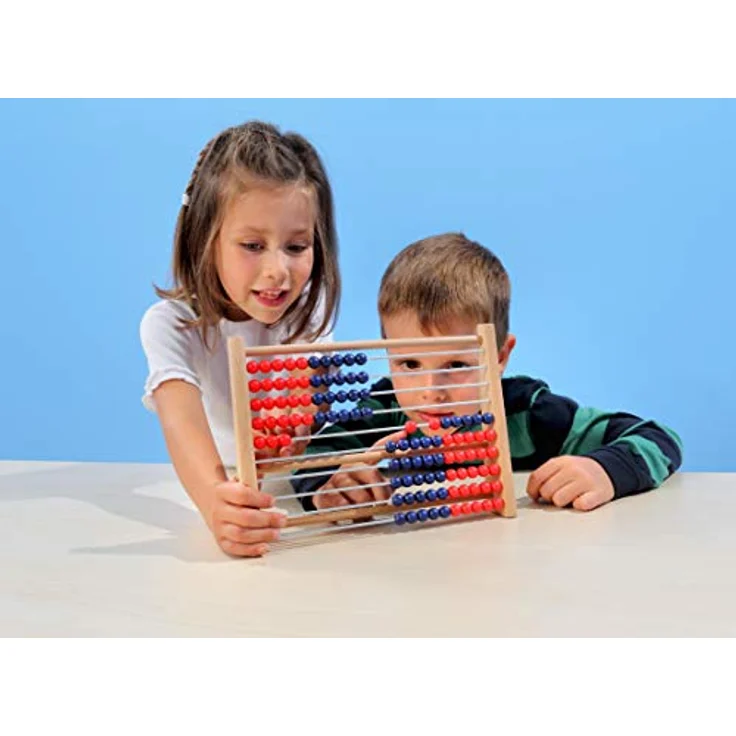 Betzold Schüler-Rechenrahmen ZR bis 100, Holz-Abakus für Mathematikunterricht, leicht und vielseitig einsetzbar – Bild 4