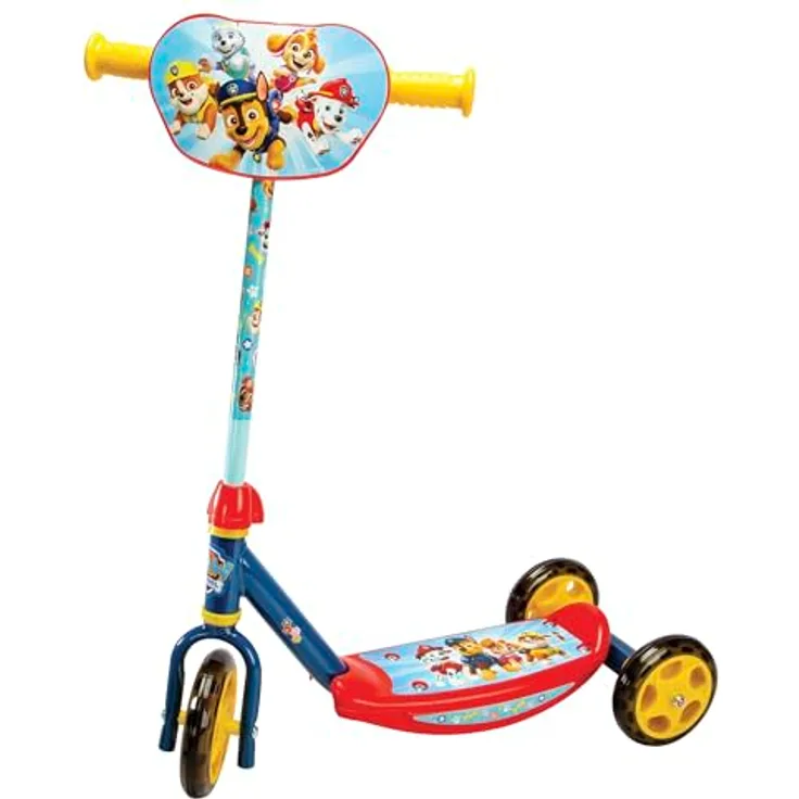 Smoby Paw Patrol Kinderroller - 3 Räder - Höhenverstellbarer Lenker - Stabile Konstruktion - Leicht & transportierbar - Ab 3 Jahren