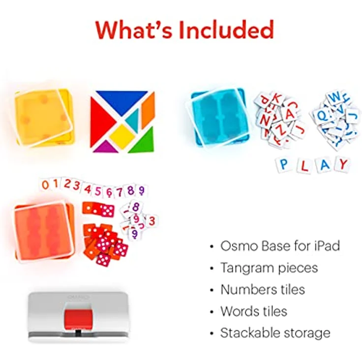 Osmo - Genius Starter Kit for iPad - 5 Educational Learning Games - Ages 6-10 - Math, Spelling, Creativity & More - STEM Toy (Osmo iPad Base Included) – Bild 6
