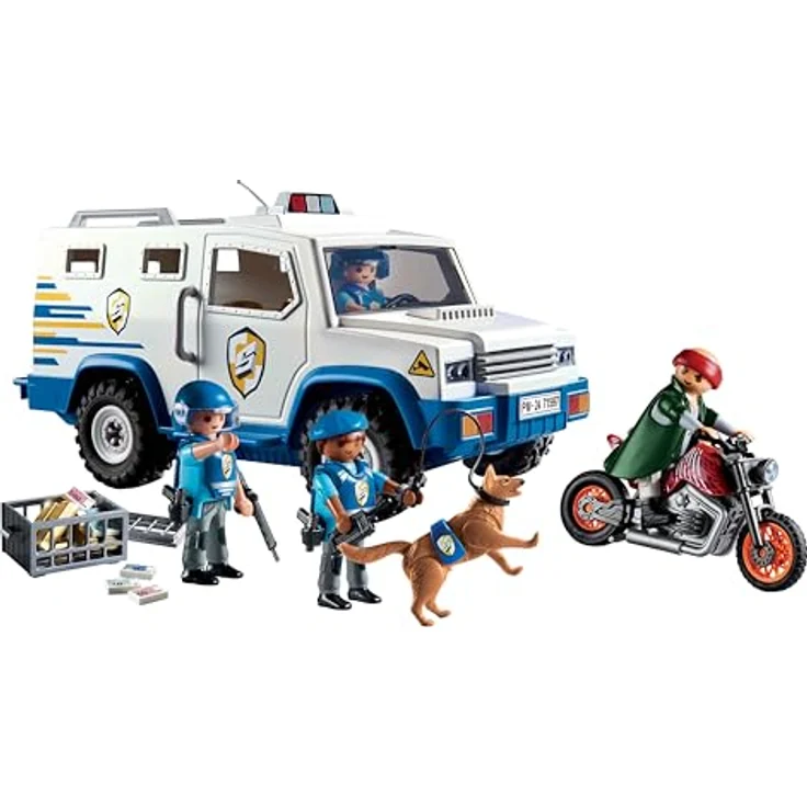 Playmobil® Geldtransporter (71597), Action Heroes, 50 Jahre Konstruktions-Spielset, (66 St), Made in Europe – Bild 6