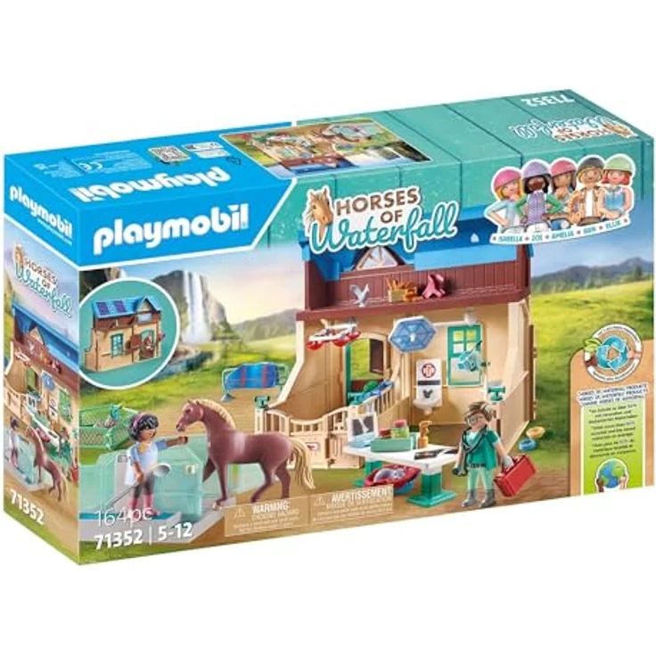 Playmobil® Konstruktions-Spielset Reittherapie & Tierarztpraxis (71352), Horses of Waterfall, (164 St) – Bild 4