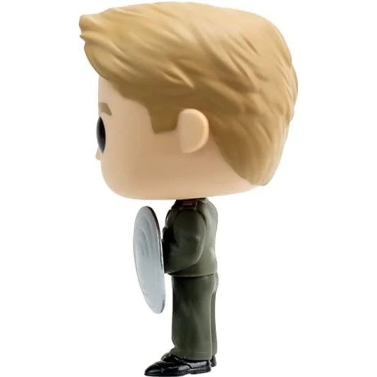 POP Marvel: Cap with Prototype Shield Metallic (Captain America) Special Edition [POP-0999] Vinylfigur, Wackelkopf, ca. 4" groß – Bild 5