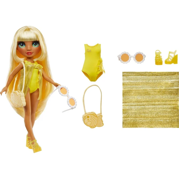 Rainbow High Anziehpuppe Rainbow High Swim & Style Fashion Doll- Sunny (Yellow) - Preisvergleich – Bild 1