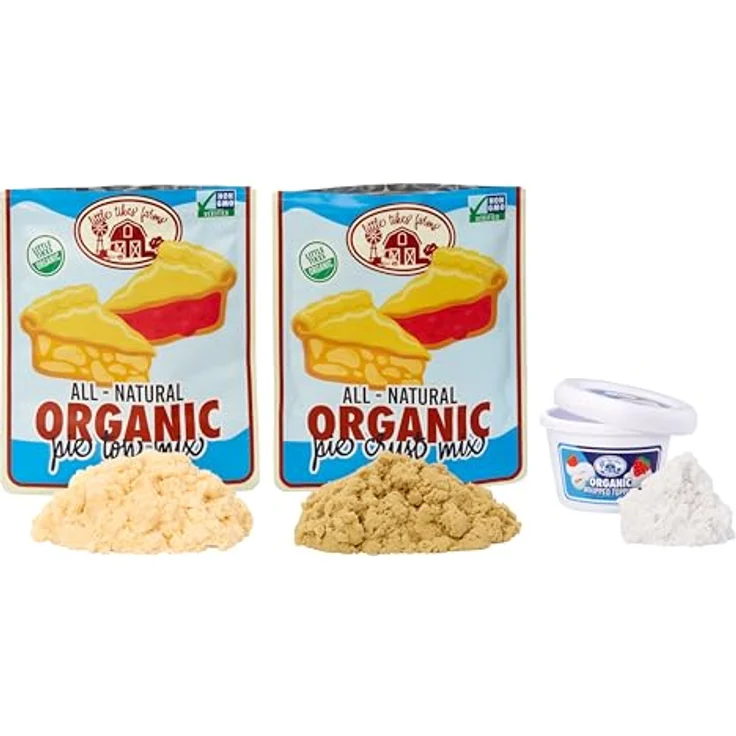 Little Tikes Creative Chefs Pie Kit, Tortenbäcker-Rollenspiel mit Make-It! Mix-Spielsand und 22 Zubehörteilen, für Kinder ab 3 Jahren, nicht essbar – Bild 2