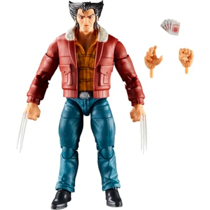 Hasbro Marvel Xmen Legends ENT 6, Logan Sammelfigur aus X-Men '97 mit 3 Accessoires, 15 cm, beweglich – Bild 1