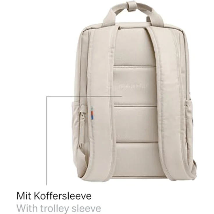 Got Bag DAYPACK 2.0, Wanderrucksack mit 11 l Volumen, ergonomischen Schultergurten und Reißverschlusstasche, schwarz – Bild 5