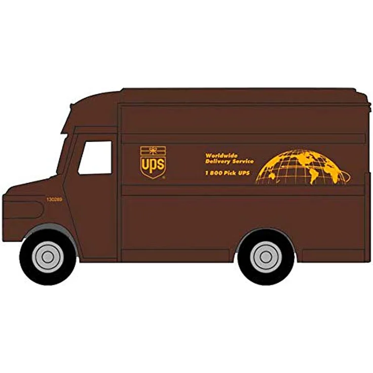 Cornerstone Walthers 949-14000 UPS Lieferwagen Plastikmodellbausatz, Masstäblich, Mehrfarbig – Bild 1