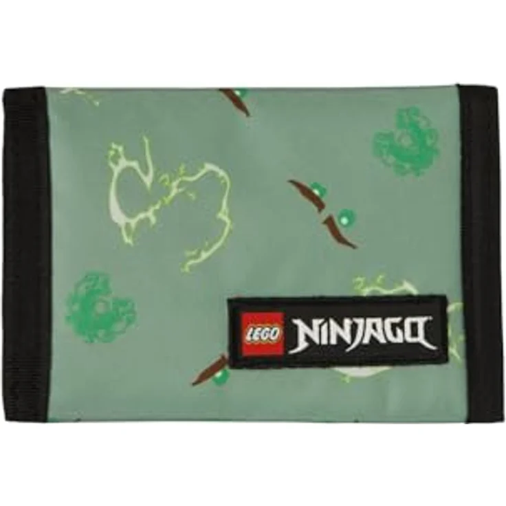 SKANDO BAGS LEGO® NINJAGO® Portmonee, Spinjitzu Master Cardholder mit Klettverschluss & Münzfach, leicht und robust für Kinder – 13 x 25,5 cm – Bild 1
