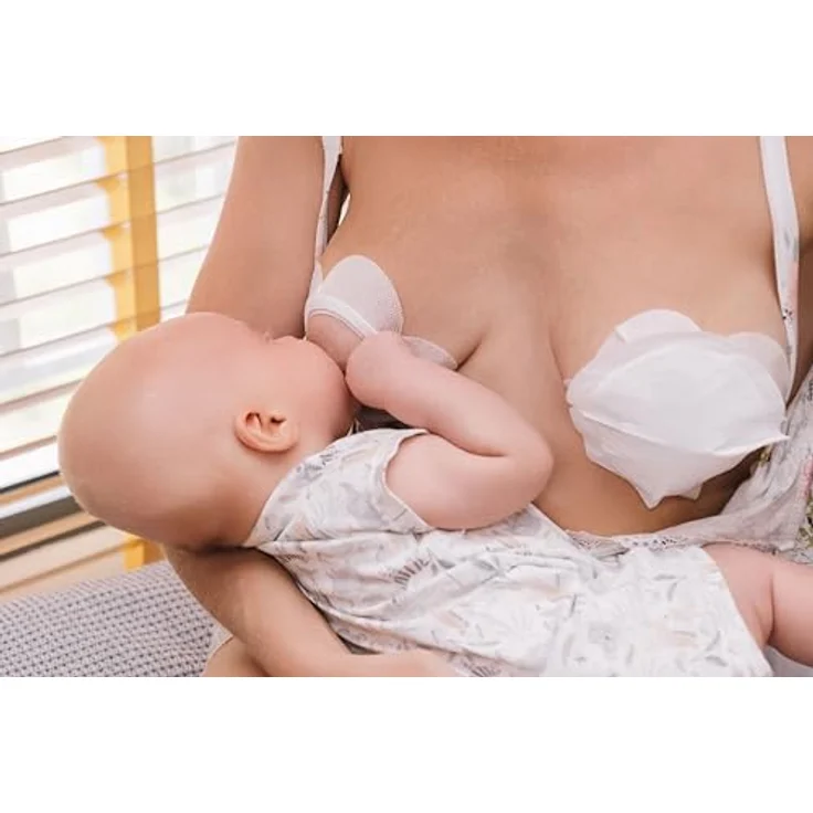 NuNi SLIM Einweg Stilleinlagen, Selbstklebende ultradünne und atmungsaktive Still-Pads, 10 Stück, ideal für Stillen ohne BH und für empfindliche Haut – Bild 4