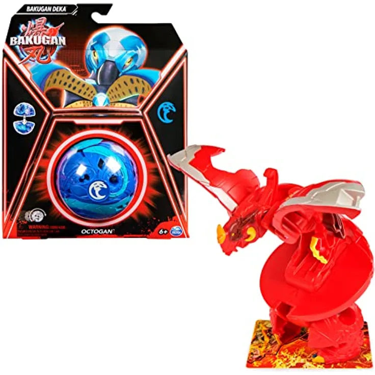 Bakugan 2023 Deka Jumbo, 10cm große Actionfigur mit Sammelkarte, unterschiedliche Varianten, für Kinder ab 6 Jahren