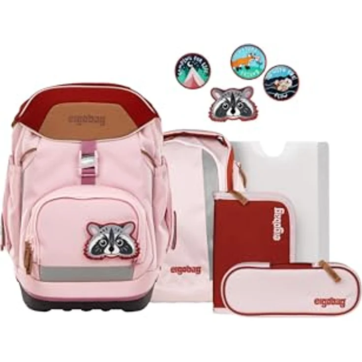 ergobag Schulranzen Set PACK PfadfinBär, ergonomisch, 6-teilig, ab 1. Klasse, Your-Size-System, 20 l, 1100 g – Bild 1