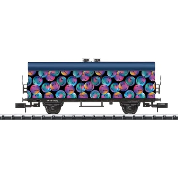 MiniTrix 18991 N Smiley® Wagen 2025, Modelleisenbahn-Wagen, 1 Stück