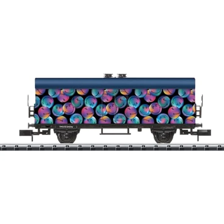 MiniTrix 18991 N Smiley® Wagen 2025, Modelleisenbahn-Wagen, 1 Stück
