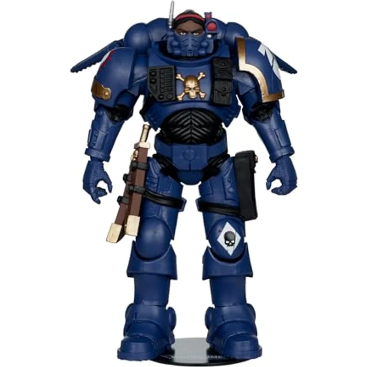 McFarlane Warhammer 40,000 Actionfigur Lieutenant in Phobos Armor (Ultramarines), 18 cm, beweglich mit Zubehör und Base – Bild 3