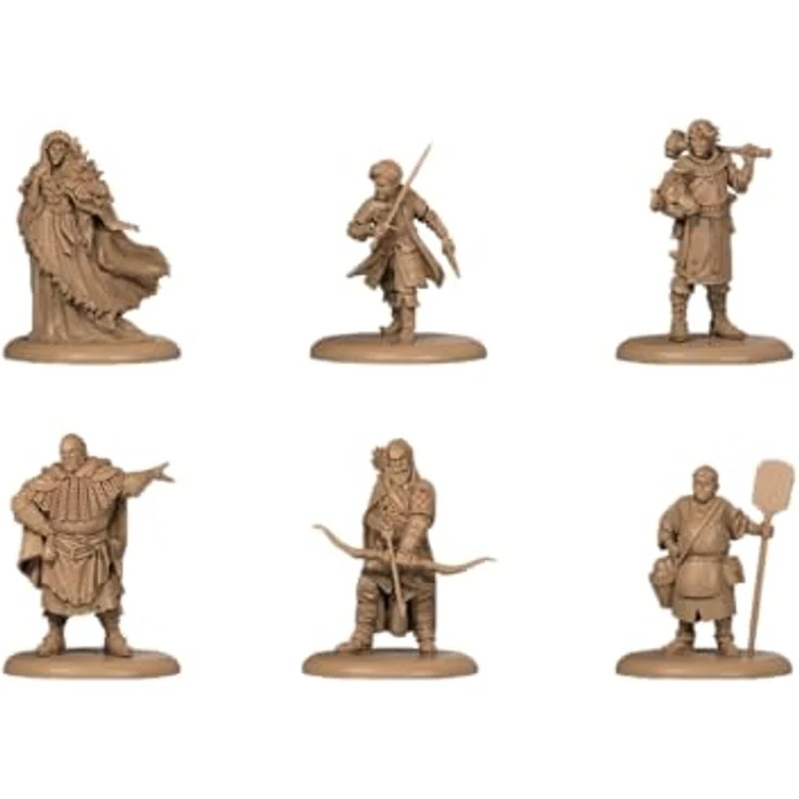 CMON A Song of Ice & Fire - Helden der Bruderschaft ohne Banner 1, Miniaturen-Erweiterung für 2 Spieler mit 6 ikonischen Charakteren und 14 taktischen Karten – Bild 5