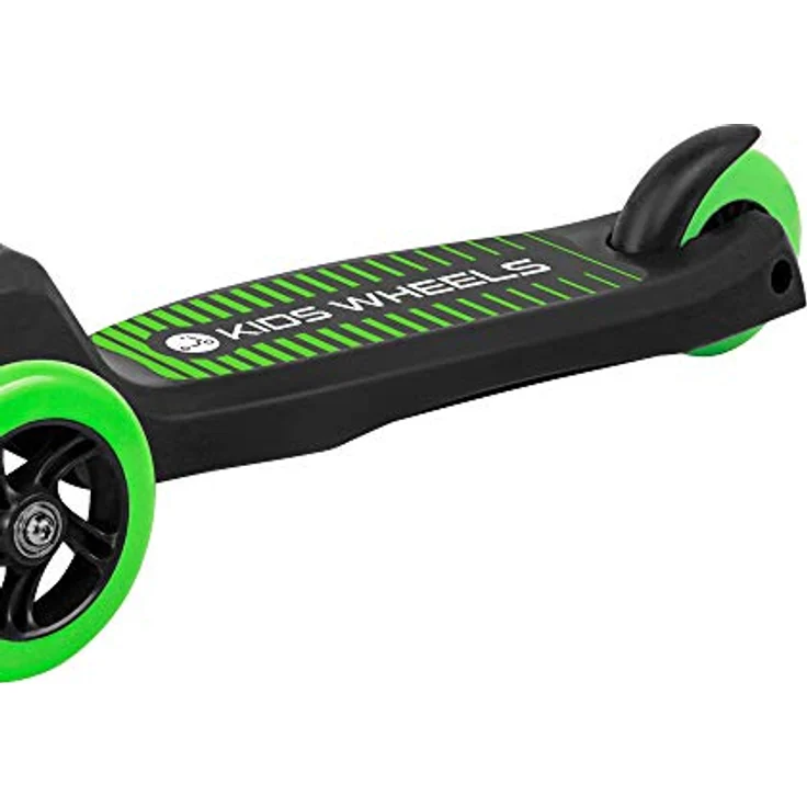Rebel Kids Wheels Dreirad-Scooter, Höhenverstellbar, Rutschfeste Plattform, Grün – Bild 3