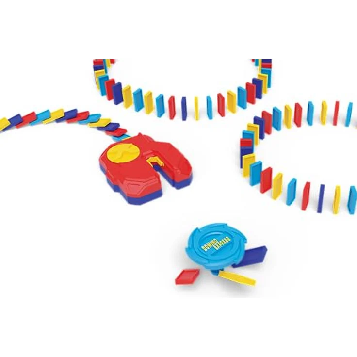 Goliath Domino Express Stunt Spinner, Konstruktionsspielzeug mit 30 farbigen Domino-Steinen, fördert Kreativität und Geschicklichkeit für Kinder ab 6 Jahren – Bild 2
