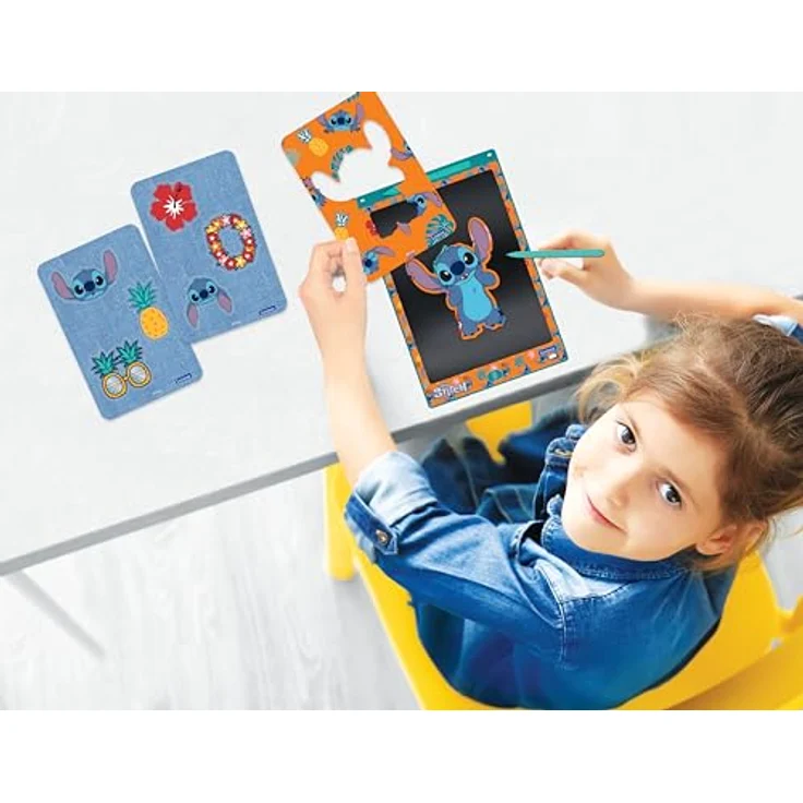 Lexibook Stitch 11’’ E-ink Zeichentablett mit Schablonen, pädagogisch und kreativ für Kinder ab 3 Jahren – Bild 5
