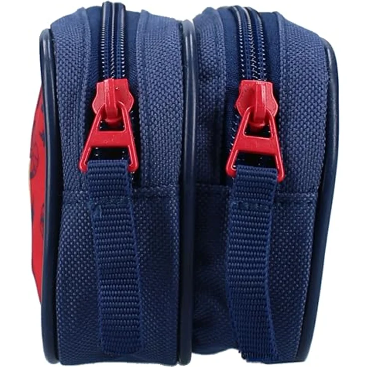 Captain Marvel Spider-Man Federtasche Thwip, blau, mit Reißverschluss und Platz für Schreibutensilien, 22 cm x 8 cm – Bild 3