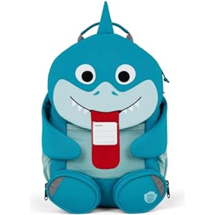 Affenzahn Grosser Freund Kindergartenrucksack, 31 cm, Grün, mit ökologischem Grünen Knopf und Trinkflaschenfach – Bild 5
